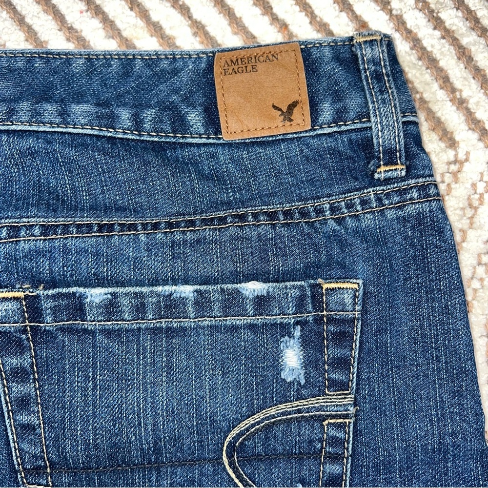 American Eagle Mini Jean Skirt Size 8 - Picture 8 of 9